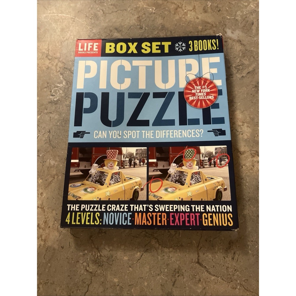 LIFE Picture Puzzle Box Set Of 3 Books